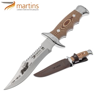 Cuchillo Bushcraft Martins M Micarta 15.7cm Ciervo Marrón