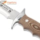 Couteau Bushcraft Martins M Micarta 15.7cm Chevreuil Marron