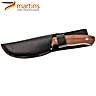 Couteau à Éplucher Martins Nature 9cm Bubinga Sanglier (Pochette en Cuir)