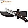 Martins Nature Skinning Knife 9cm Pau Santo Wild Boar (Leather Pouch)