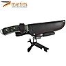 Faca Bushcraft Martins 12cm Fire Steel Micarta Verde (Bolsa em Pele)