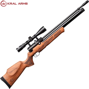 PCP Air Rifle Kral Arms Puncher Mega Walnut