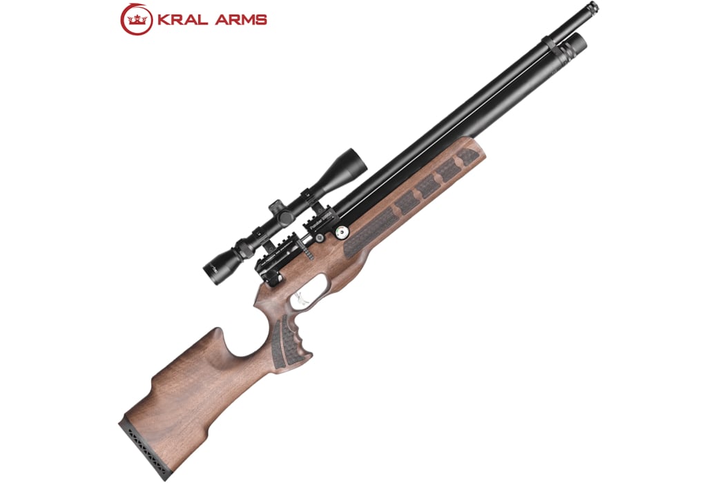 PCP Air Rifle Kral Arms Puncher Unica Walnut