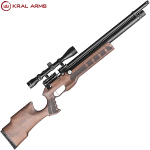 PCP Air Rifle Kral Arms Puncher Unica Walnut