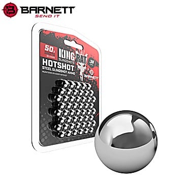 Barnett King Rat Hotshot Steel Ammo 9.5mm (.38) 50pcs