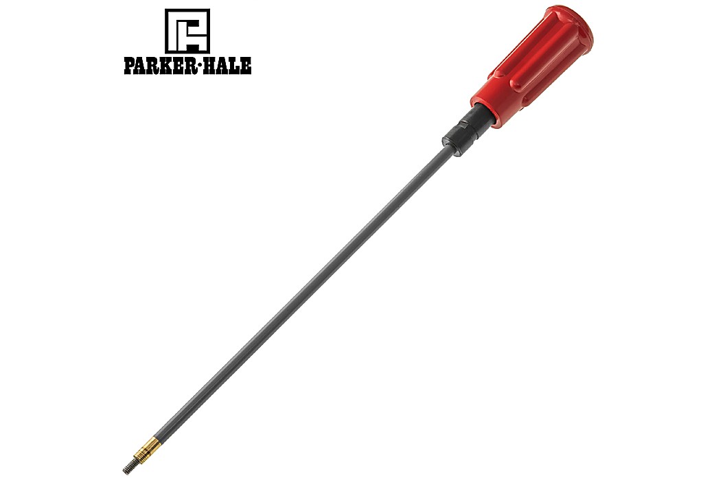 Parker-Hale Tubed Pistol Rod 26cm (10") 5.50mm (.22) Male Spinning Handle Red Grey
