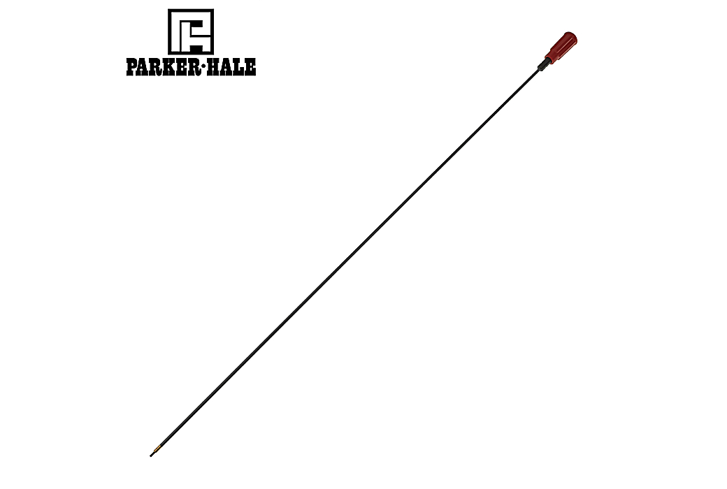 Tige de Nettoyage Tubulaire Parker-Hale 94cm (37") 5.50mm (.22) Mâle Poignée Rotative Rouge Gris