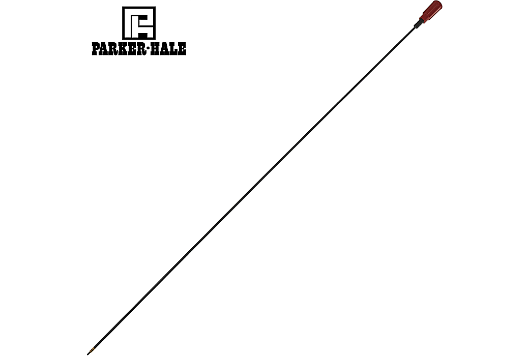 Varilla de Limpieza Tubular Parker-Hale 112cm (44") 5.50mm (.22) Macho Mango Giratorio Rojo Gris