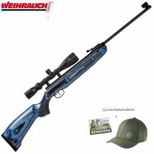 Carabina Weihrauch HW 50 S 75 Años Jubilee Azul Laminado