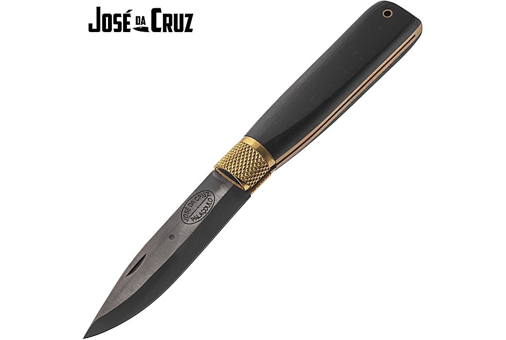 Couteau de Poche José da Cruz Luxurious Trad 3 Bois 8.5cm Grand Blocage Tuyau Métallique