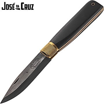 José da Cruz Large Luxurious Pocket Knife Trad 3 Wood 8.5cm Large Lock Metal Tube