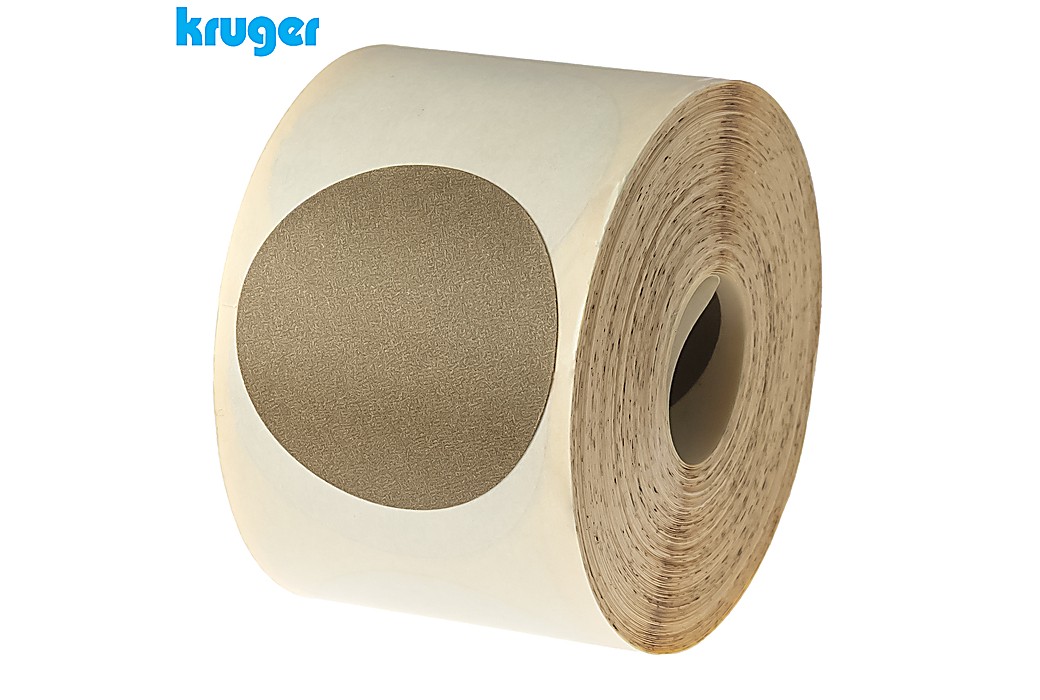 Parche de Blanco Marrón Kruger Ø35mm 500Pcs