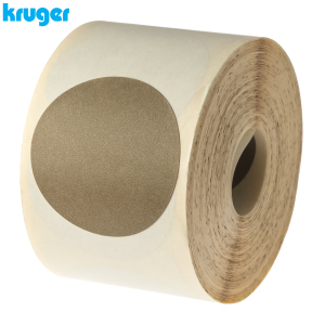 Remendo de Alvo Castanho Kruger Ø35mm 500pcs