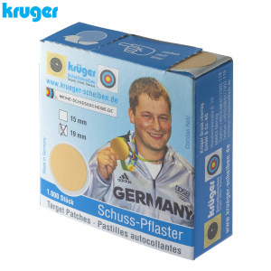 Parche de Blanco Beige Kruger Ø19mm 1000pcs