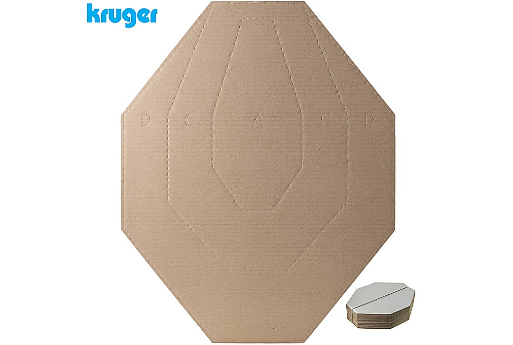 Blanco de Competición Clásico IPSC Kruger 46x58cm 50Pcs