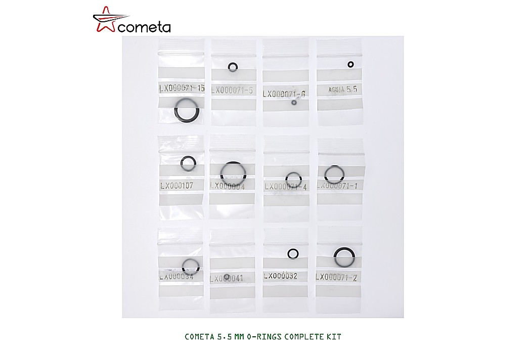 Kit de O-Rings Completo Cometa 5.5 mm