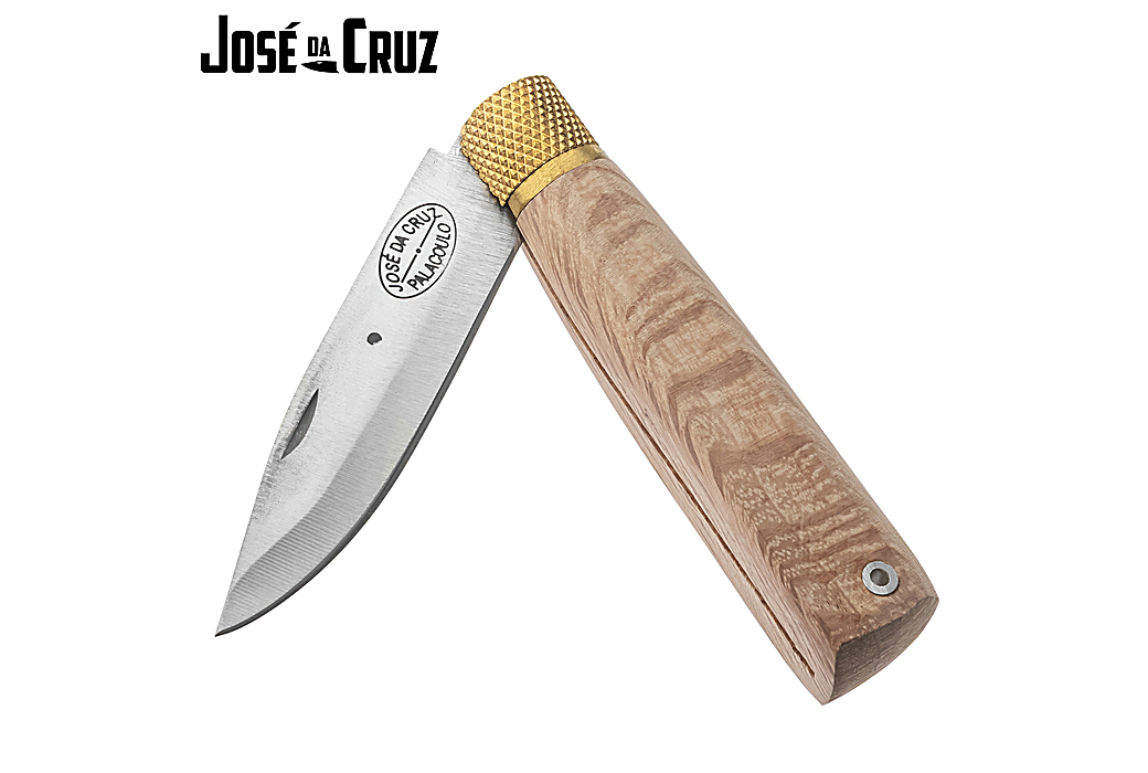 Navalha José da Cruz Trad Carrasco 8.5cm Grande Bloqueio Tubo Metal Preto