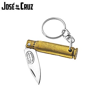 José da Cruz Keyring Pocket Knife Carbon Steel Casing 4cm Small