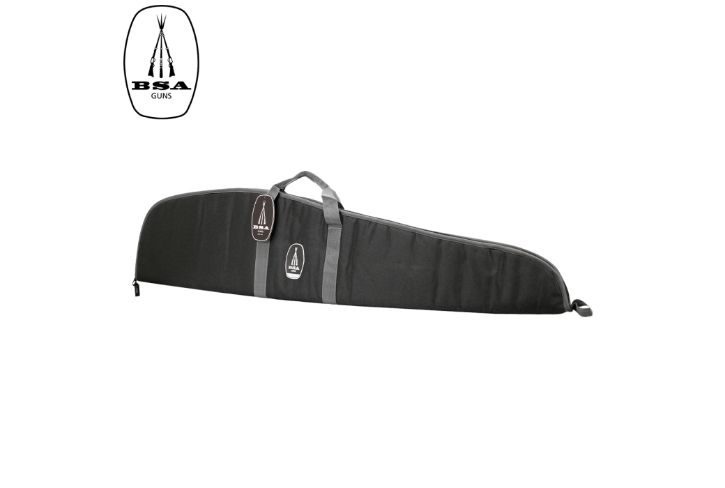 Funda Carabina + Visor BSA Negro Gris Forro Tricot 118 cm