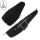 BSA Rifle + Scope Bag Black Grey Knitted Lining 118cm