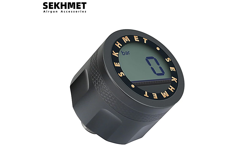 Manomètre Pression Digital SEKHMET 25mm Batterie 1/8 BSP 300 BAR