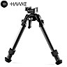 Bipied Hawke Pro Fibre de Carbone 20-28cm (8-11") Smooth Twist Lock Tilt Picatinny