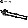 Bipied Hawke Pro Fibre de Carbone 20-28cm (8-11") Smooth Twist Lock Tilt Picatinny