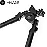 Bipé Hawke Pro Fibra de Carbono 20-28cm (8-11") Notched Lever Lock Tilt Picatinny