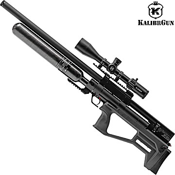 Carabina PCP Bullpup KalibrGun Cricket II Tactical 70 7F Fibra de Carbono