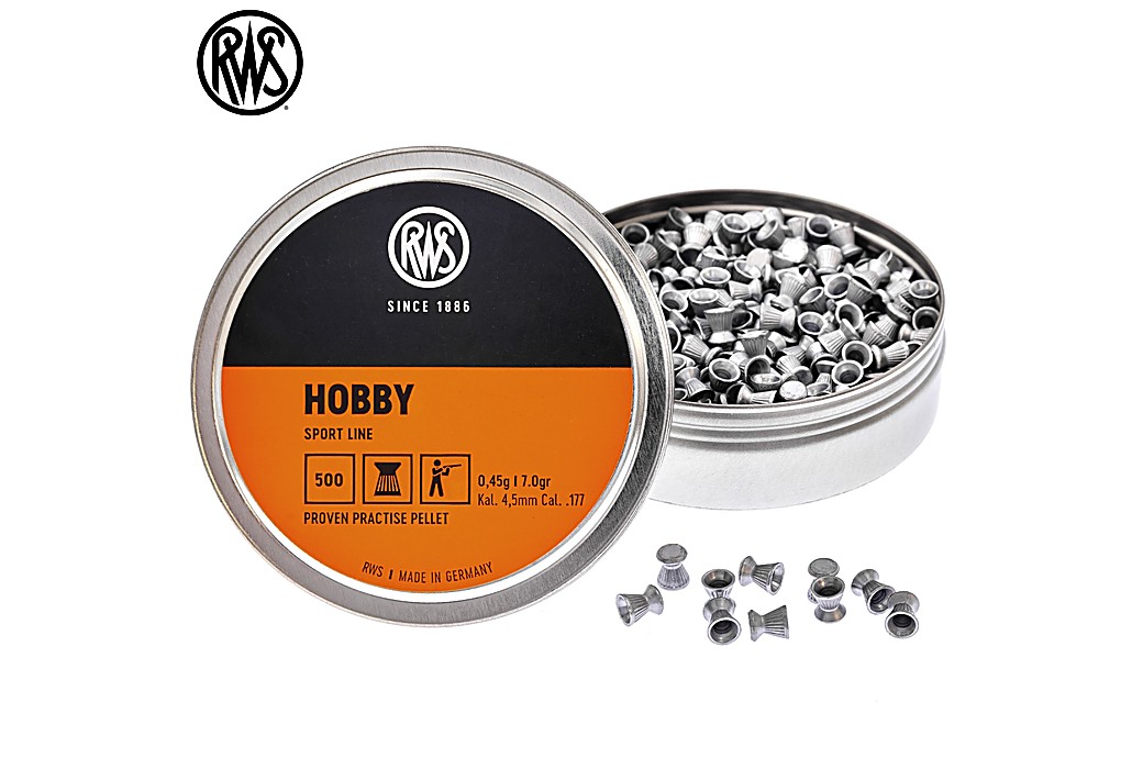 Munitions RWS Hobby Sport Line 4.50mm (.177) 7gr 500pcs