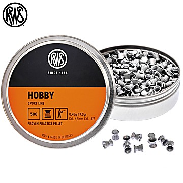 Air Gun Pellets RWS Hobby Sport Line 4.50mm (.177) 7gr 500pcs