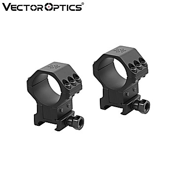 Montages Vector Optics X-Accu 2Pcs 30mm Picatinny à Hauteur Réglable (32-38mm)