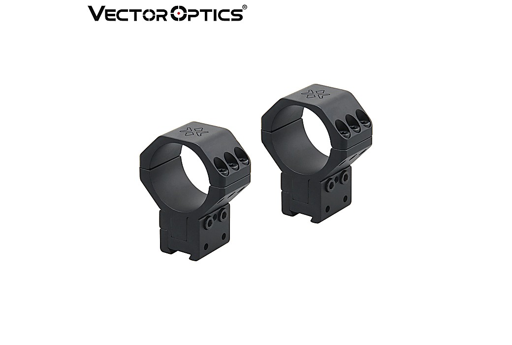 Montagens Vector Optics X-Accu 2Pcs 34mm 9-11mm Dovetail Elevação Ajustável (37.5-43mm)