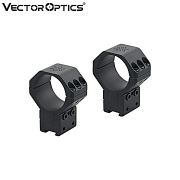 Vector Optics X-Accu Mounts 2Pcs 34mm Adjustable Elevation 9-11mm Dovetail Rings (37.5-43mm)