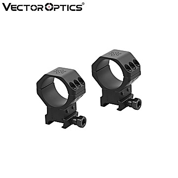 Monturas Vector Optics X-Accu 2Pcs 34mm Weaver/Picatinny Elevación Ajustable (34.5-40.5mm)