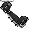 Montura Alta Reductor de Retroceso Vector Optics ZR 1"/30mm Weaver/Picatinny
