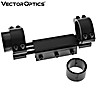 Montagem Alta Redutora de Recuo Vector Optics ZR 1"/30mm Weaver/Picatinny