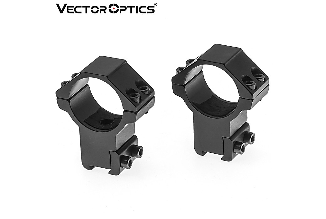 Montagens Altas Vector Optics 2Pcs 30mm 9-11mm High Dovetail Rings