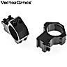 Monturas Altos Vector Optics 2Pcs 30mm 9-11mm High Dovetail Rings