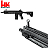 Carabina CO2 Heckler & Koch HK416 A5 BB Semi-Automática Rajada