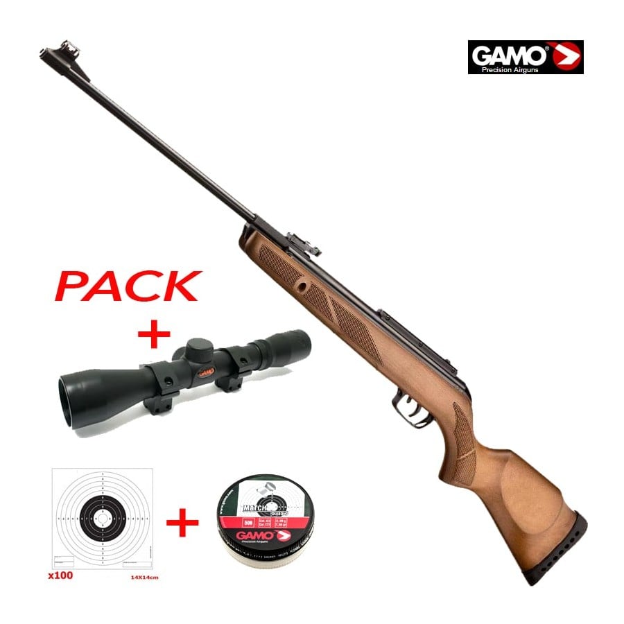 Comprar en linea Carabina Gamo Hunter 440 Pack Feelings de marca GAMO •  Tienda de Carabinas GAMO • Mundilar Airguns