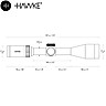 LUNETTE DE TIR HAWKE VANTAGE SF 3-12X44