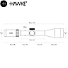 LUNETTE DE TIR HAWKE VANTAGE SF 4-16X44