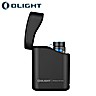 Kit Lanterna Olight Baton 4 Premium Edition LED 1000 Lumens + Carregador Wireless Preto Azul