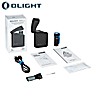 Kit Lanterna Olight Baton 4 Premium Edition LED 1000 Lumens + Carregador Wireless Preto Azul