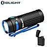Kit Lanterna Olight Baton 4 Premium Edition LED 1000 Lumens + Carregador Wireless Preto Azul