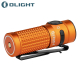 Olight Baton 4 Premium Edition Flashlight LED 1300 Lumens + Wireless Charger Orange