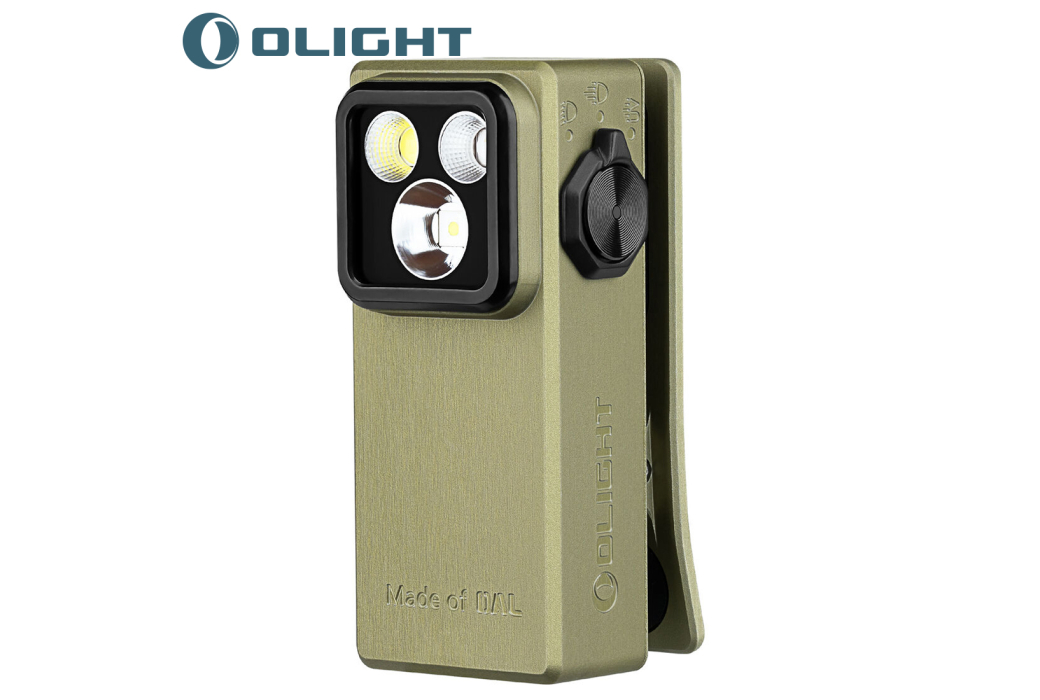 Linterna Olight Oclip Ultra LED 530 Lumens Clip-On Verde Oliva
