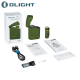 Kit Linterna Olight Baton 4 Premium Edition LED 1000 Lúmenes + Cargador Wireless Verde OD
