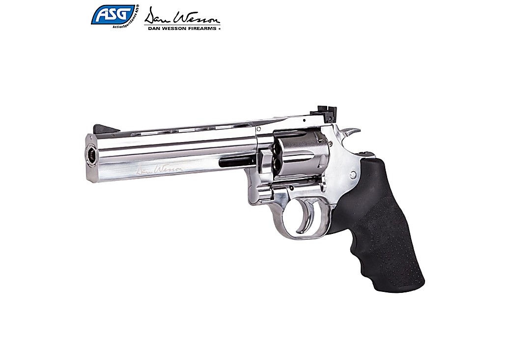 REVOLVER ASG DAN WESSON 715 6" SILVER 